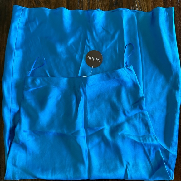 Amanda Uprichard Edie skirt in Sky Blue - Picture 8 of 10